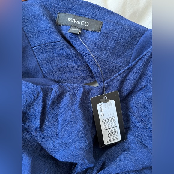 BNWT RW&CO Navy Blue Maxi Dress 👚 - Picture 4 of 6